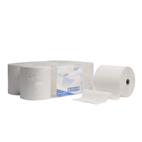 Scott Hand Towel Roll White 1 Ply 200m