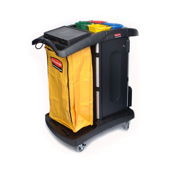 Rubbermaid Secure Microfibre Cart Assembled