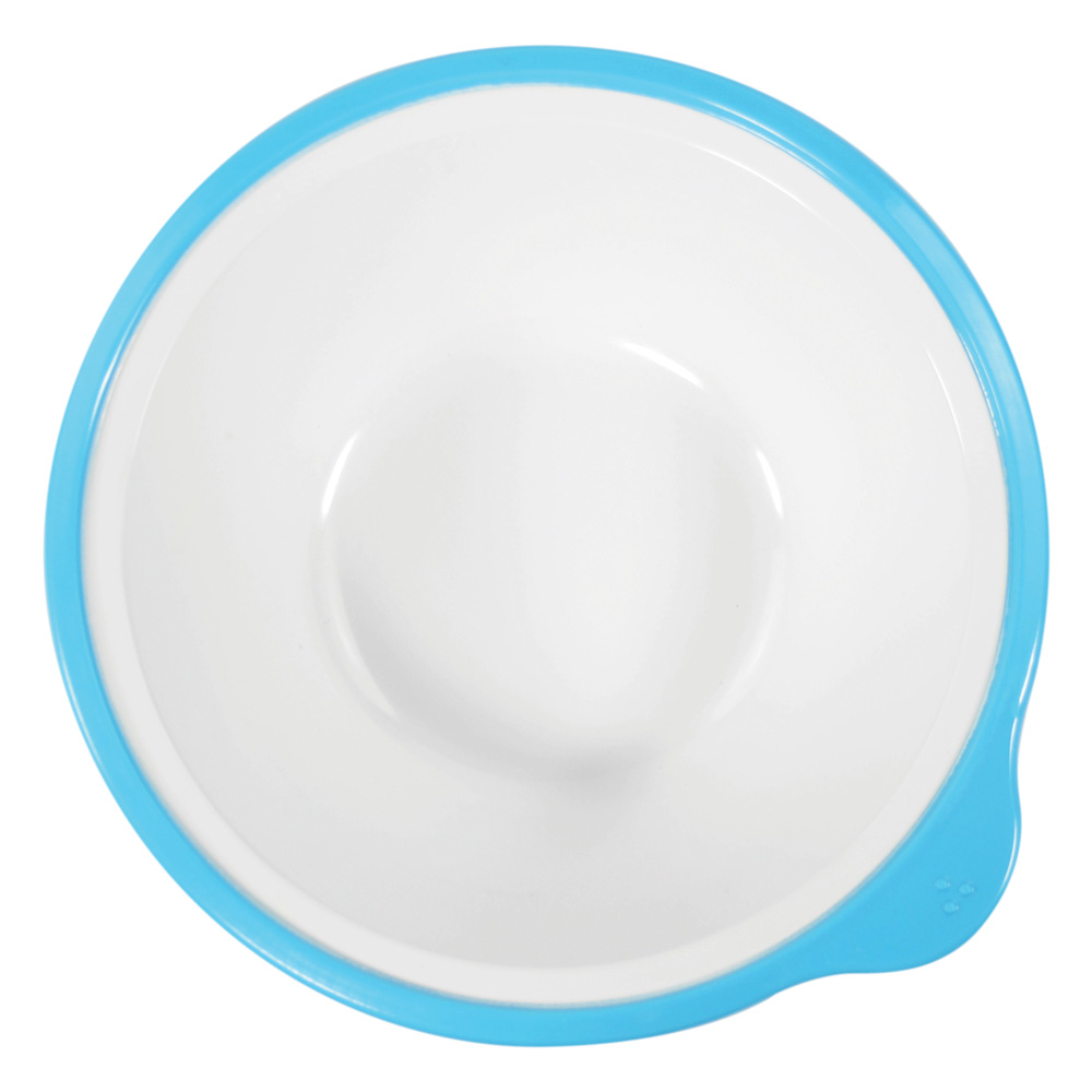 Dalebrook Omni Melamine Bowl with Blue Rim