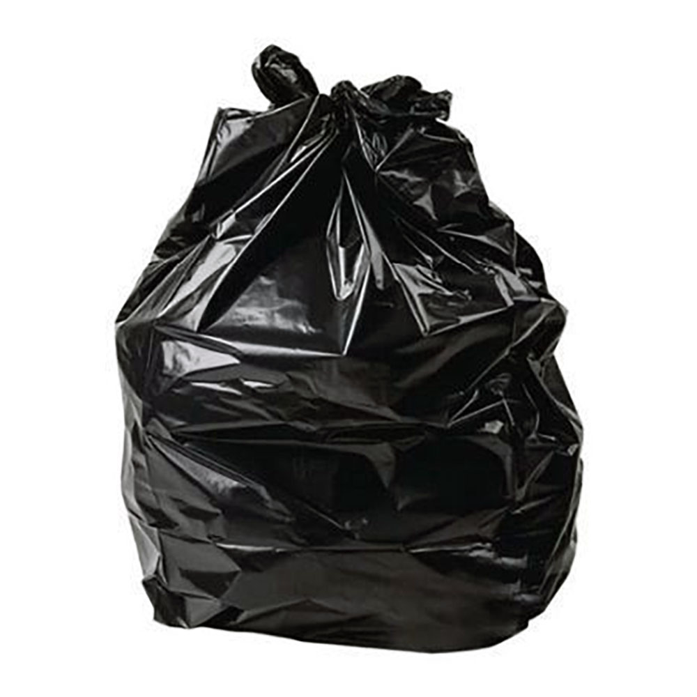 Black Wheelie Bin Liner Heavy Duty 30x46x51" 762x1168x1295mm