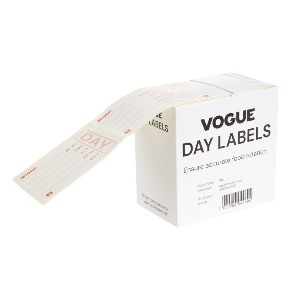 Prepared Label Removable Prepared Food Label 65x49mm